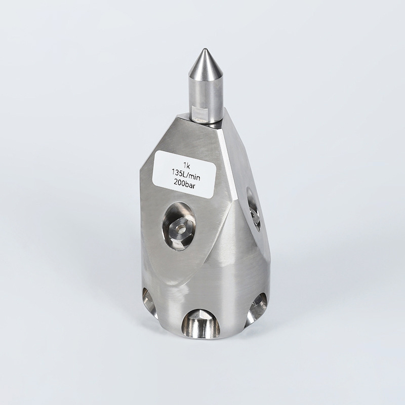 청소 기계 스테인리스 강 파이프 고압 펑크 노즐