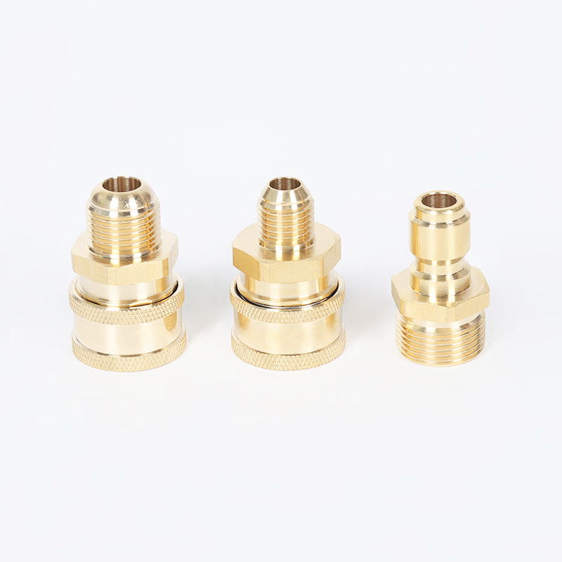 고압 자동차 세탁기 청소 기계 구리 3/8 빠른 플러그
