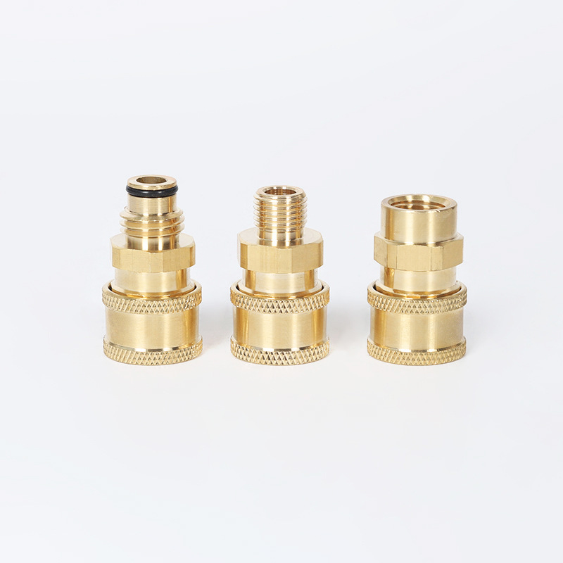 세차 물 노즐 헤드 변환 1/4 Union 빠른 플러그