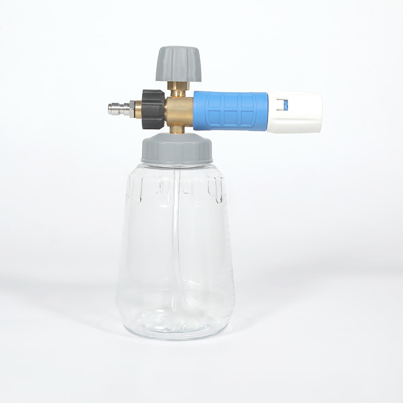 상업용 고압 투명한 세차도 PA 냄비 큰 입 거품 냄비