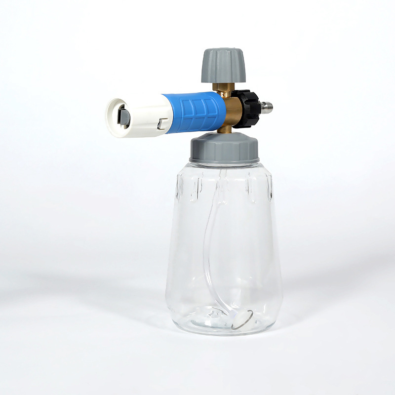 상업용 고압 투명한 세차도 PA 냄비 큰 입 거품 냄비