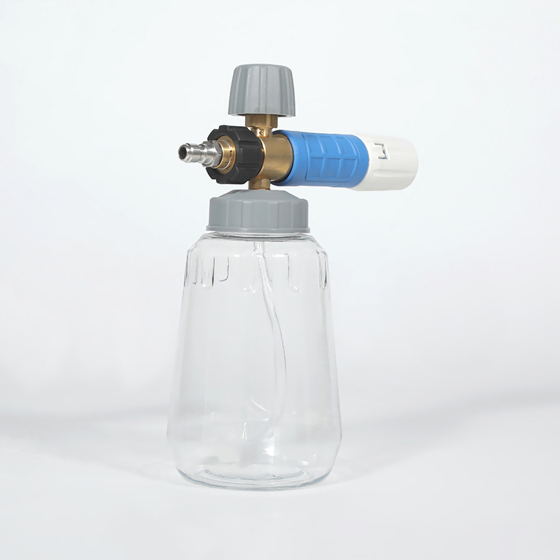 상업용 고압 투명한 세차도 PA 냄비 큰 입 거품 냄비